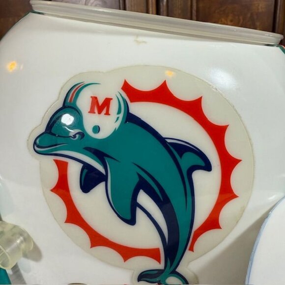 Vintage Miami Dolphins Multi-Purpose Helmet Bowl with Lid - Picture 14 of 16